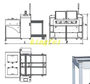 কেনা এনএল-এম-টিএন এসএমটি লোডার আনলোডার মেশিন এনজি / ওকে বোর্ড হার্ভেস্টার অনলাইনে উৎপাদন